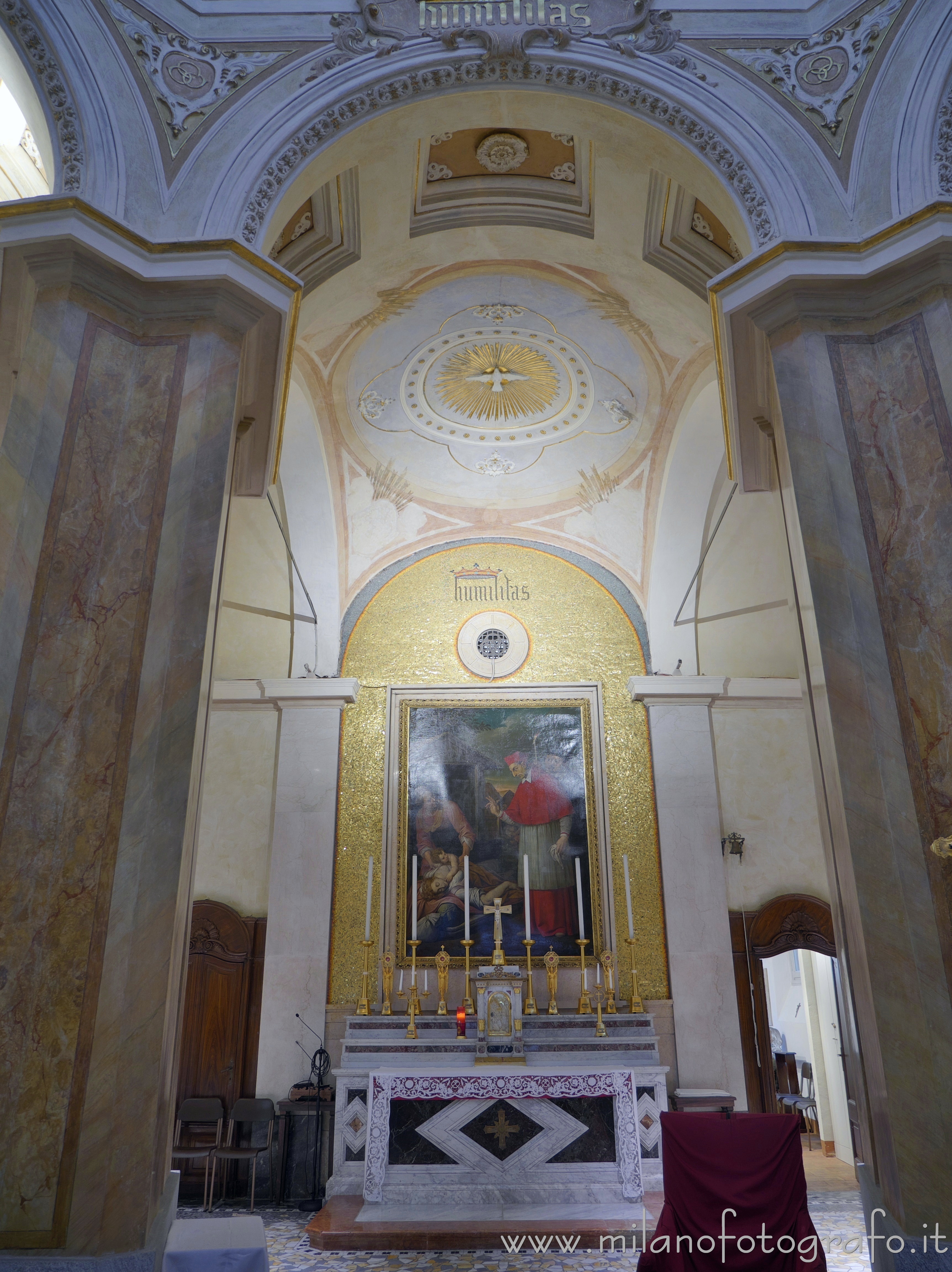 Milan (Italy) - Main altar of the Church of San Carlo at the Lazzaretto - Full resolution picture